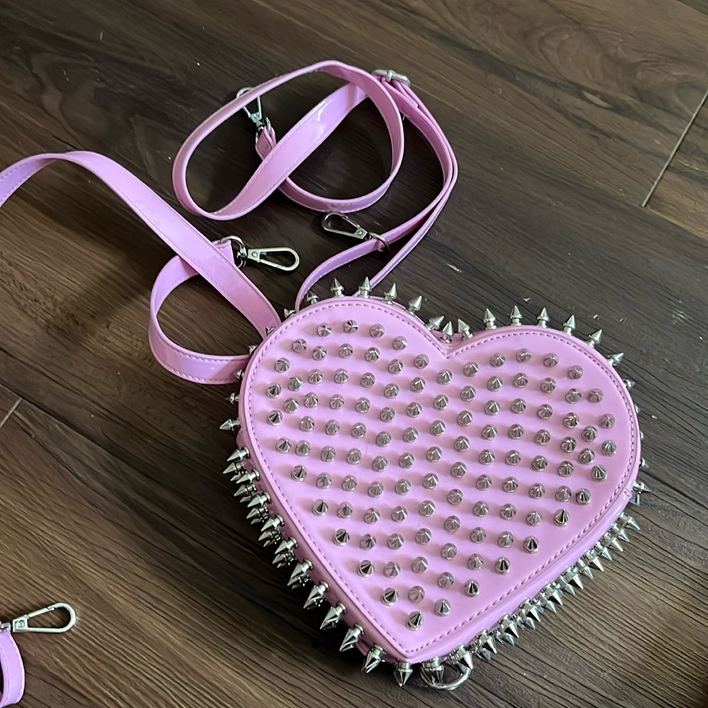 Dollskill pink studded backpack
